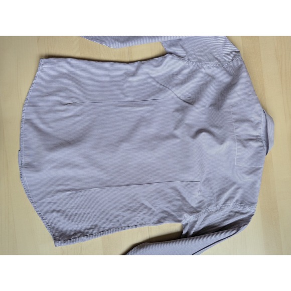 Polo by Ralph Lauren S Made in USA 100% Cotton Purple Stripe shirt Logo - Picture 12 of 12